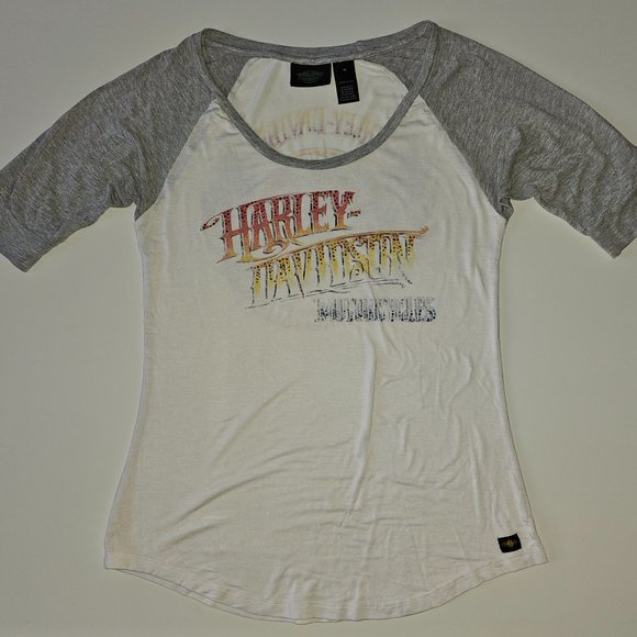 Harley-Davidson Rhinestone T-Shirt - Picture 1 of 7